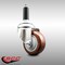 Service Caster 3 Inch 316SS Maroon Polyurethane Wheel Swivel 3/4 Inch Expanding Stem Caster SCC-SS316EX20S314-PPUB-MRN-34 - alternate 1